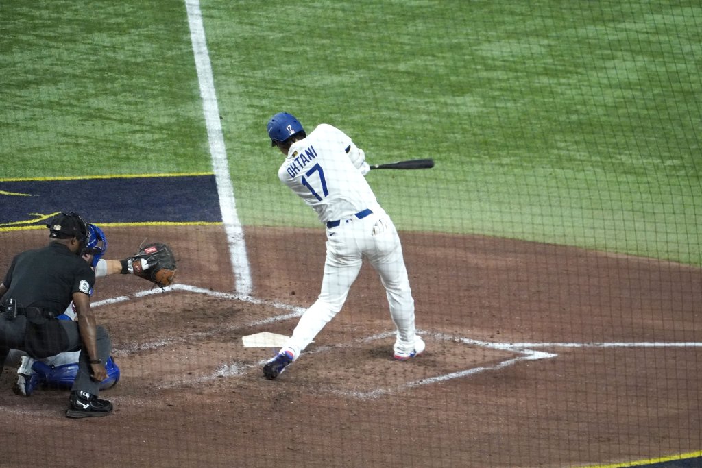大谷1号ホームラン